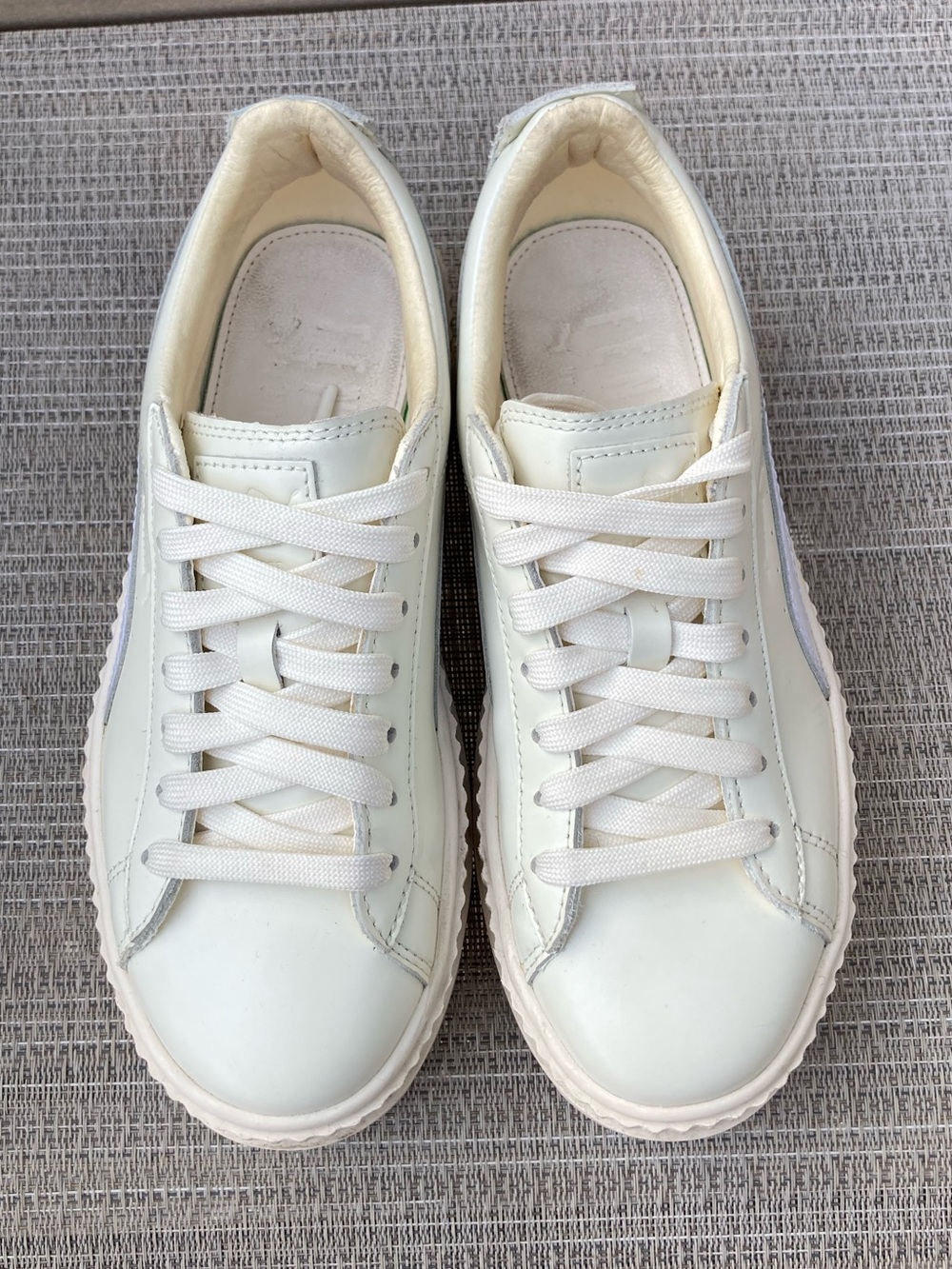 Fenty Puma by Rihanna white platform cleated creepers women's 8 - Picture 2 of 8